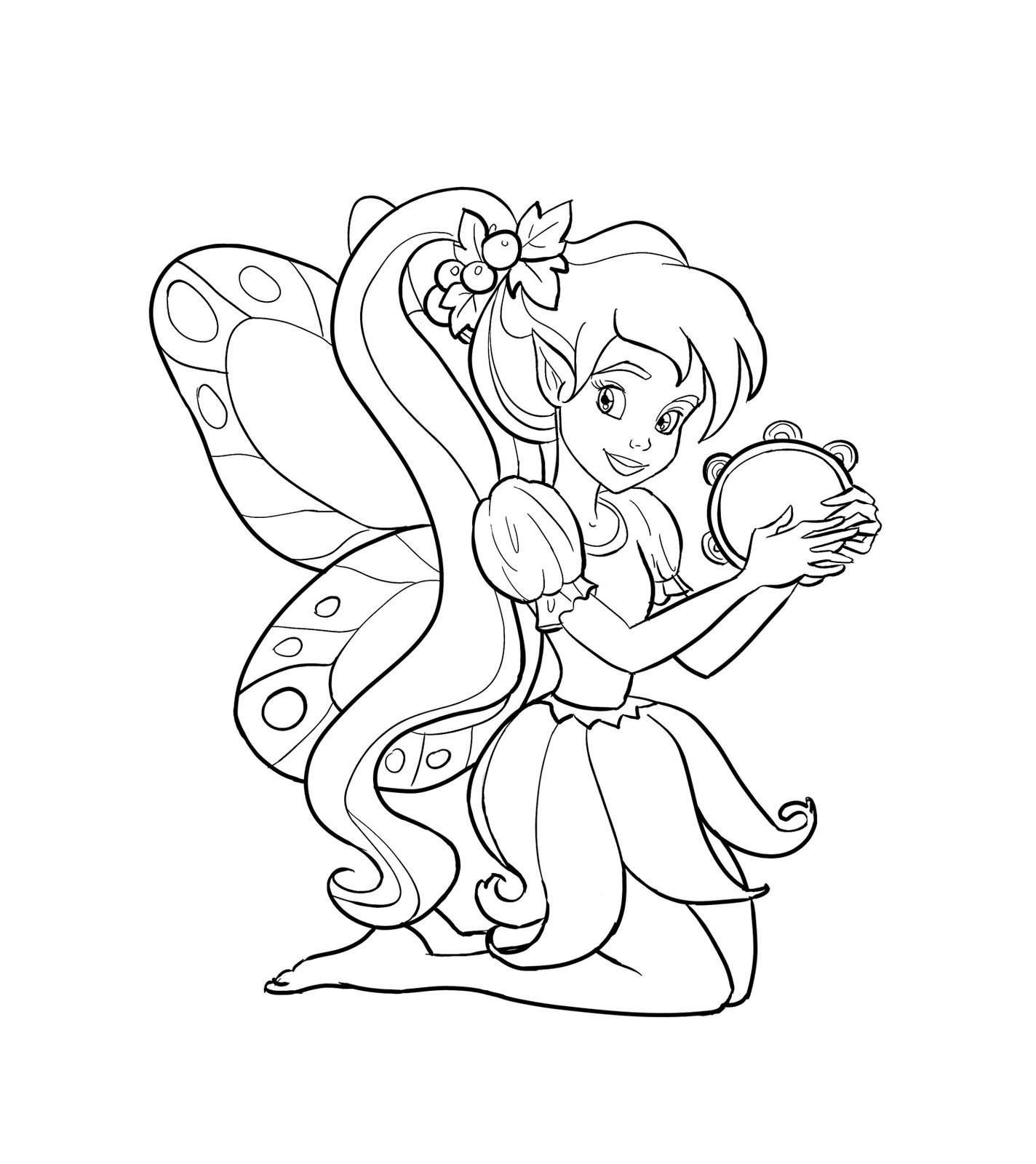 faires coloring pages - photo #23