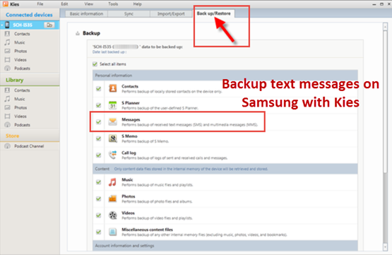 Samsung Data Recovery: How to Back Up and Restore Text Messages on