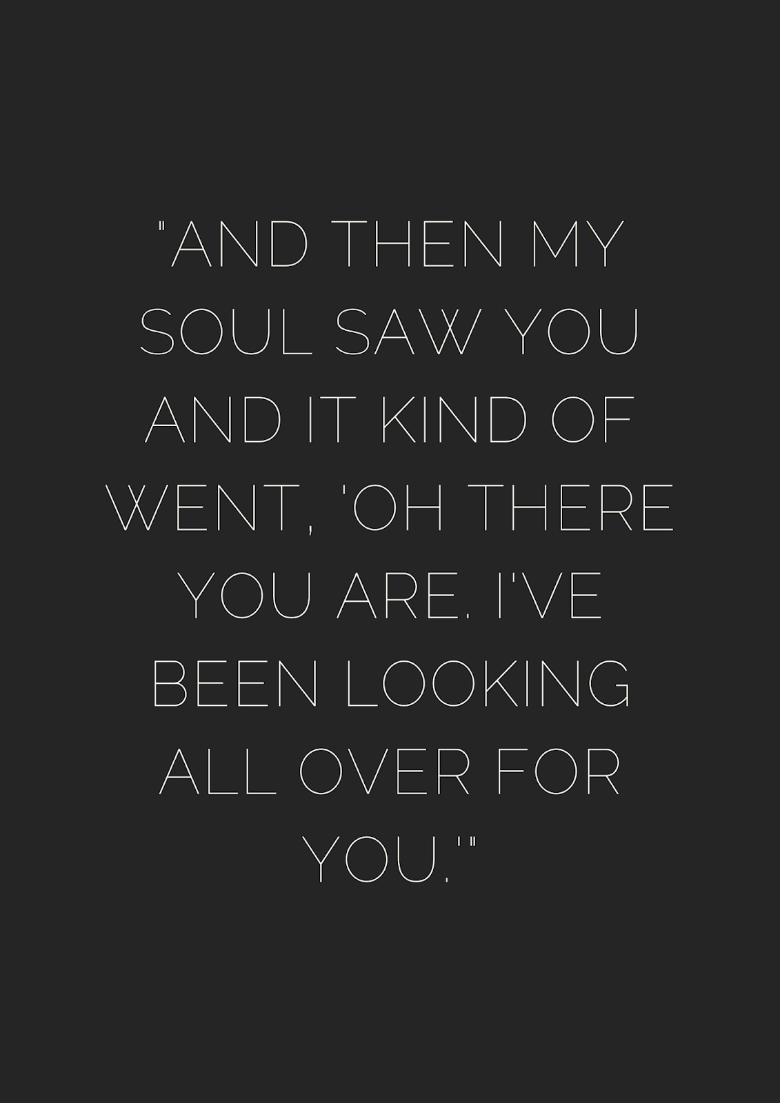 thinking of you short poems