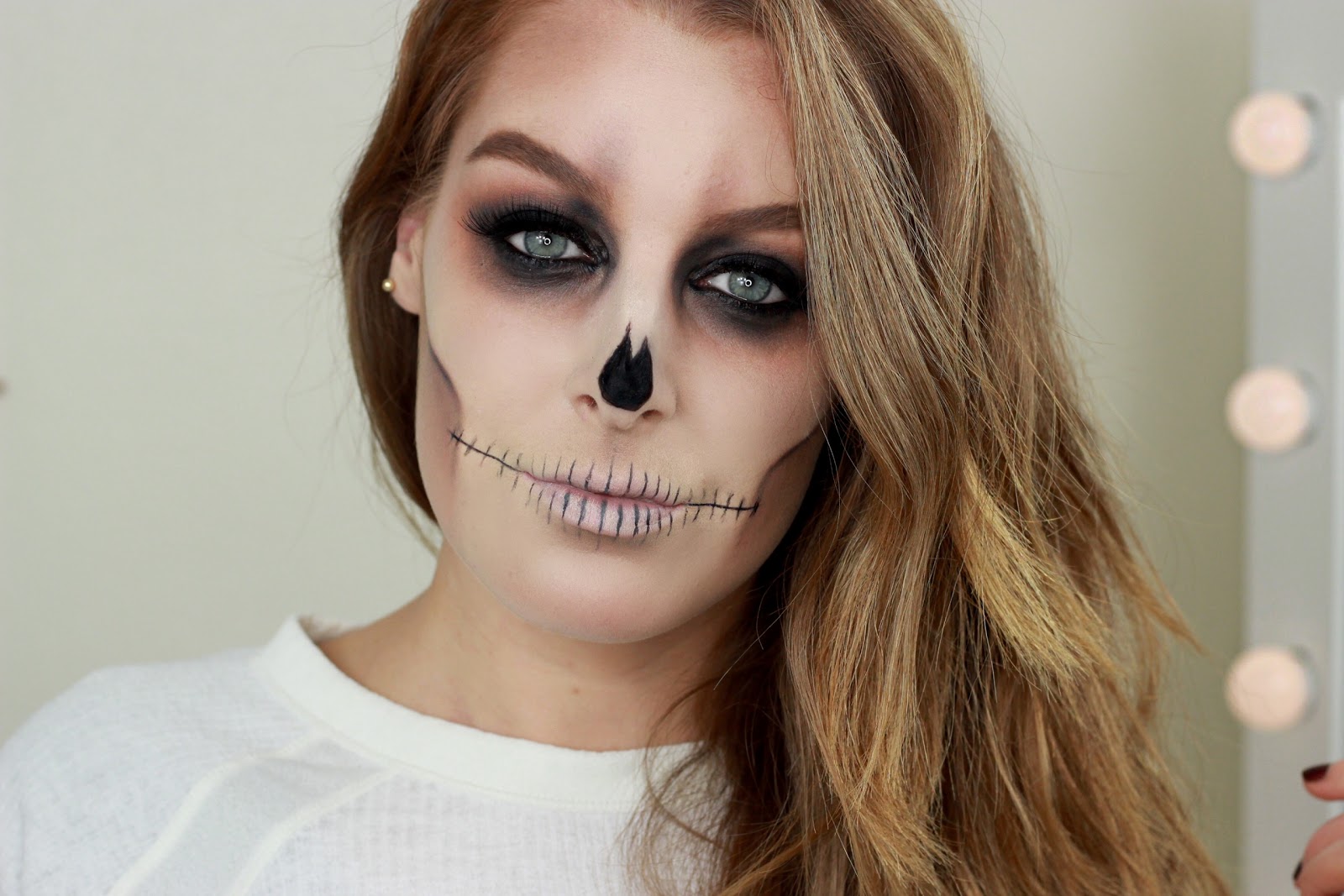 skull makeup tutorial halloween makeup