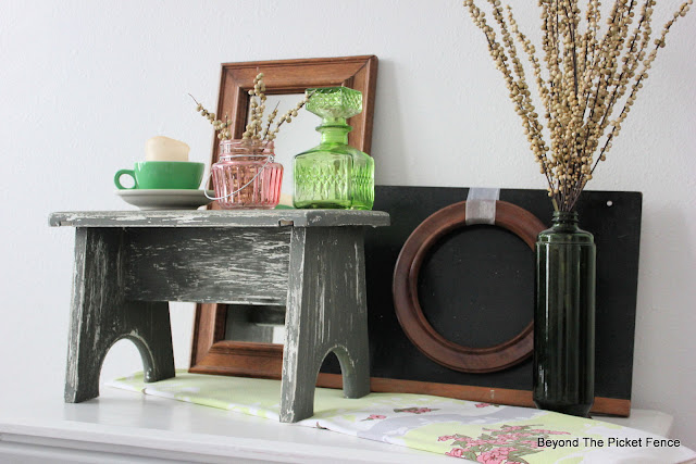 Thrift Store Finds Become Charming Farmhouse Vignette