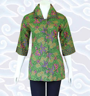 model baju batik muslim atasan wanita masa kini model baju batik muslim atasan wanita masa kini