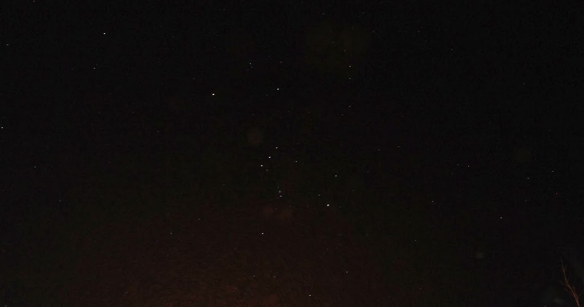 The Natural World The Big Dipper and Orion Naked Eye