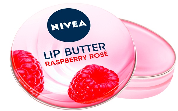 Nivea lip butter in raspberry rose