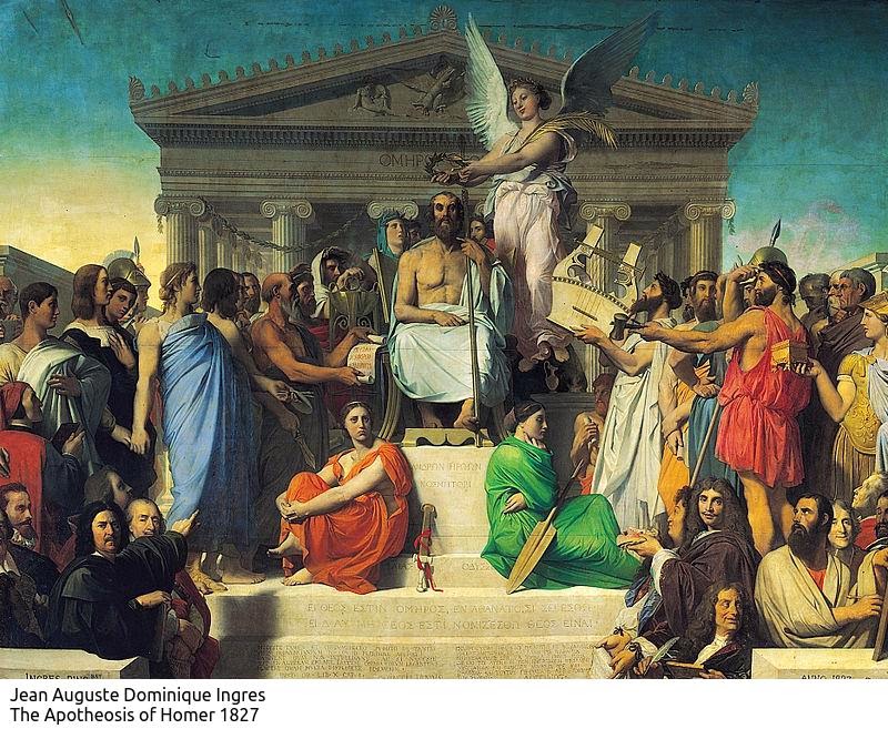 Sidmouth U3A Art Appreciation Ingres and Delacroix NeoClassicism vs