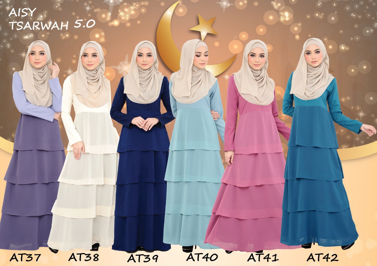 Atas permintaan ramai restock untuk kali kelima Dress.Aisy Tsarwah!!