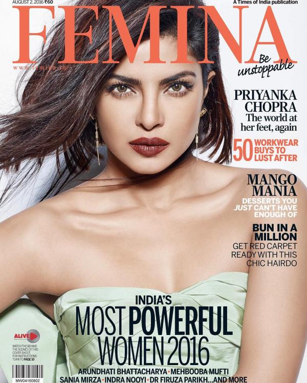 Priyanka Chopra For Femina Magazine 2016