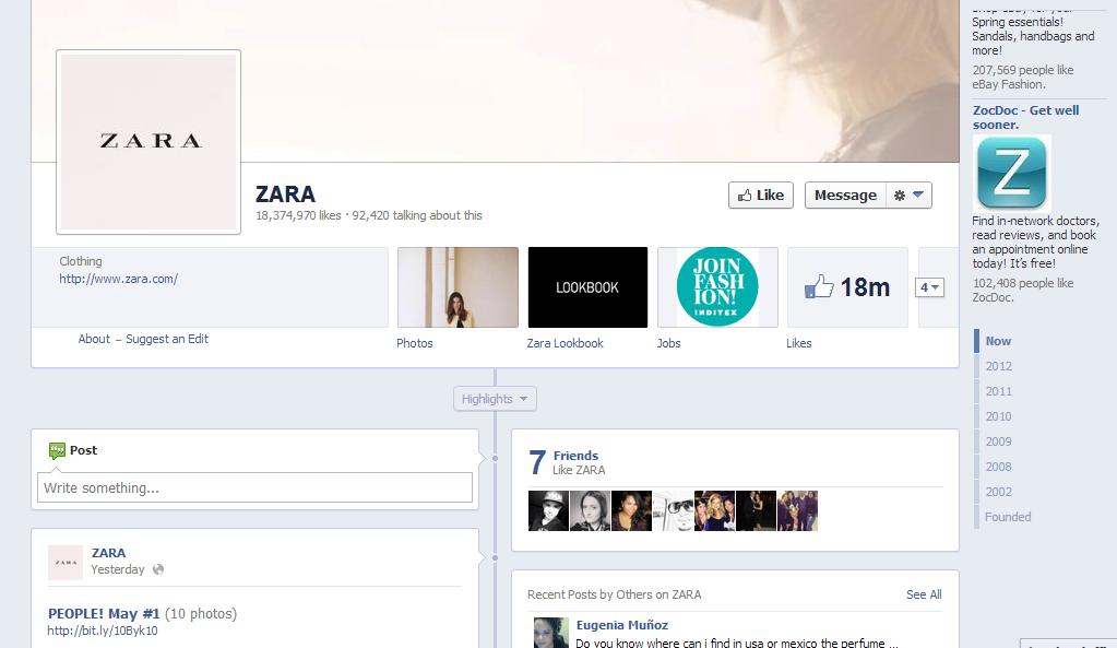 zara online account