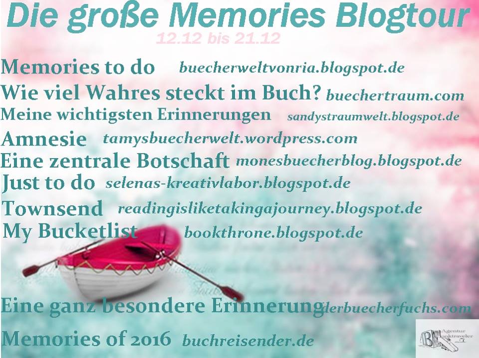 12.12. bis 23.12.2016 Die große Memories Blogtour