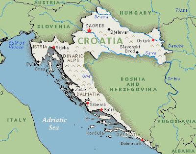 Karta Hrvatska | Karta Hrvatska Regija Grad Provincije