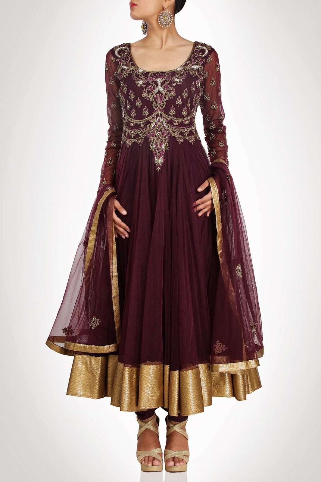 Designer Long Anarkali Frock Collection - Vega Fashion Mom