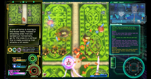 Raiden V - Director's Cut - Endless dialogues during gameplay