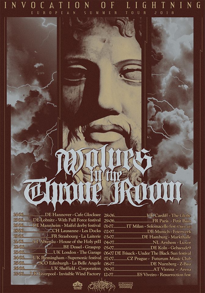 WOLVES IN THE THRONE ROOM en tournée européenne et de passage en France