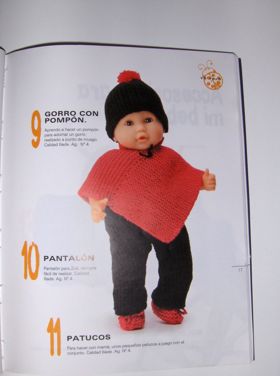 Martinita Libro de punto para muñecos