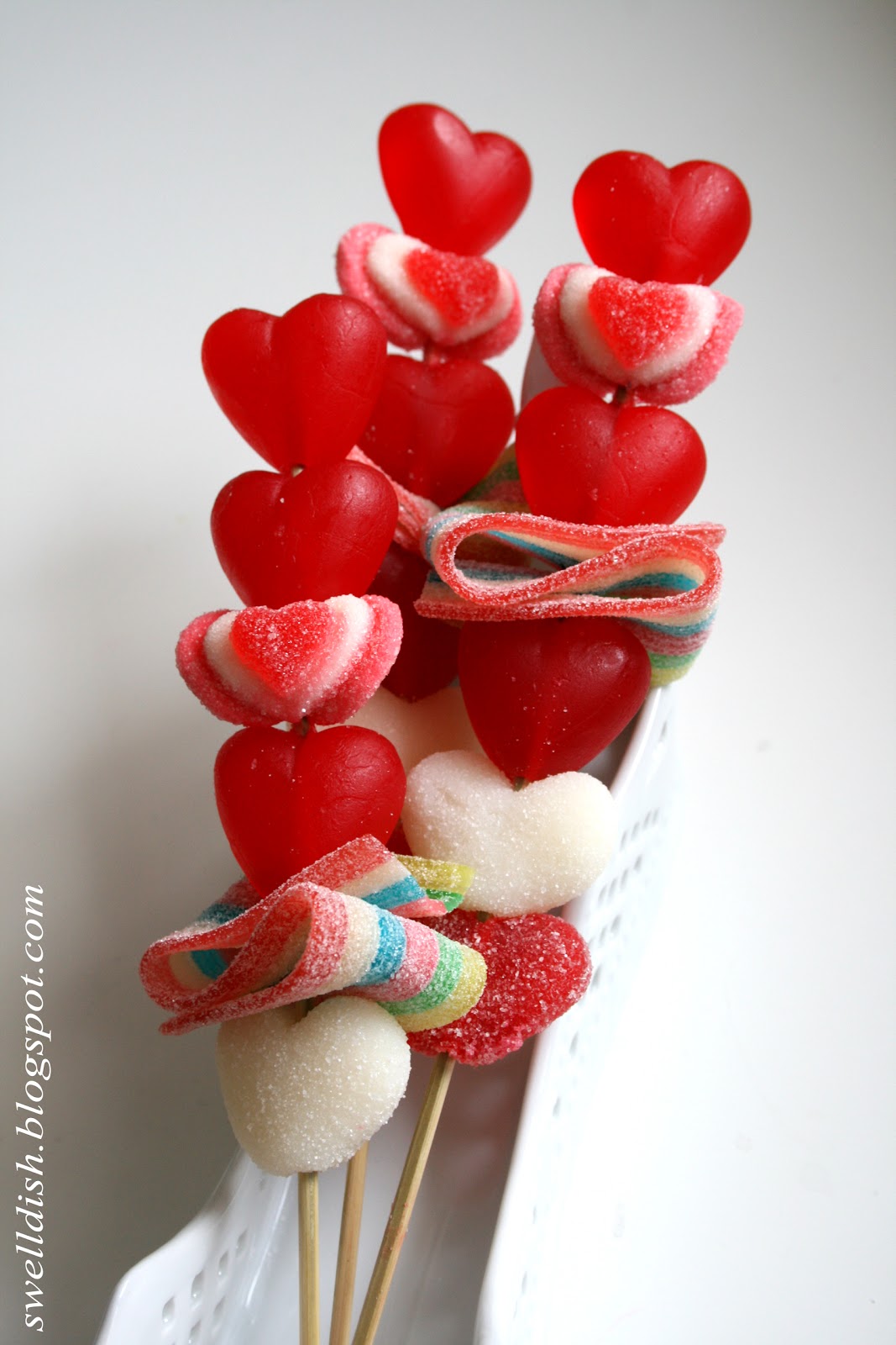 The Swell Dish Valentine Candy Kabobs