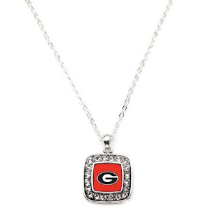 Show your support for your team with this classic styled necklace featuring the University of Georgia logo. This necklace includes a complimentary chain that measures 18 inches long and is complete with a secure lobster claw clasp. This item is made in the USA and is licensed by the university.