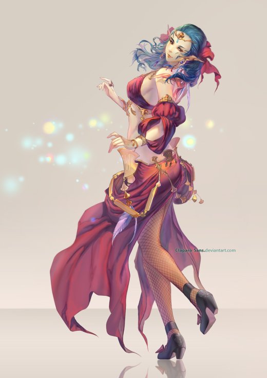 As mulheres nas ilustrações de fantasia com um toque oriental de Phong Anh Phong Anh deviantart artstation arte ilustrações fantasia oriental mulheres