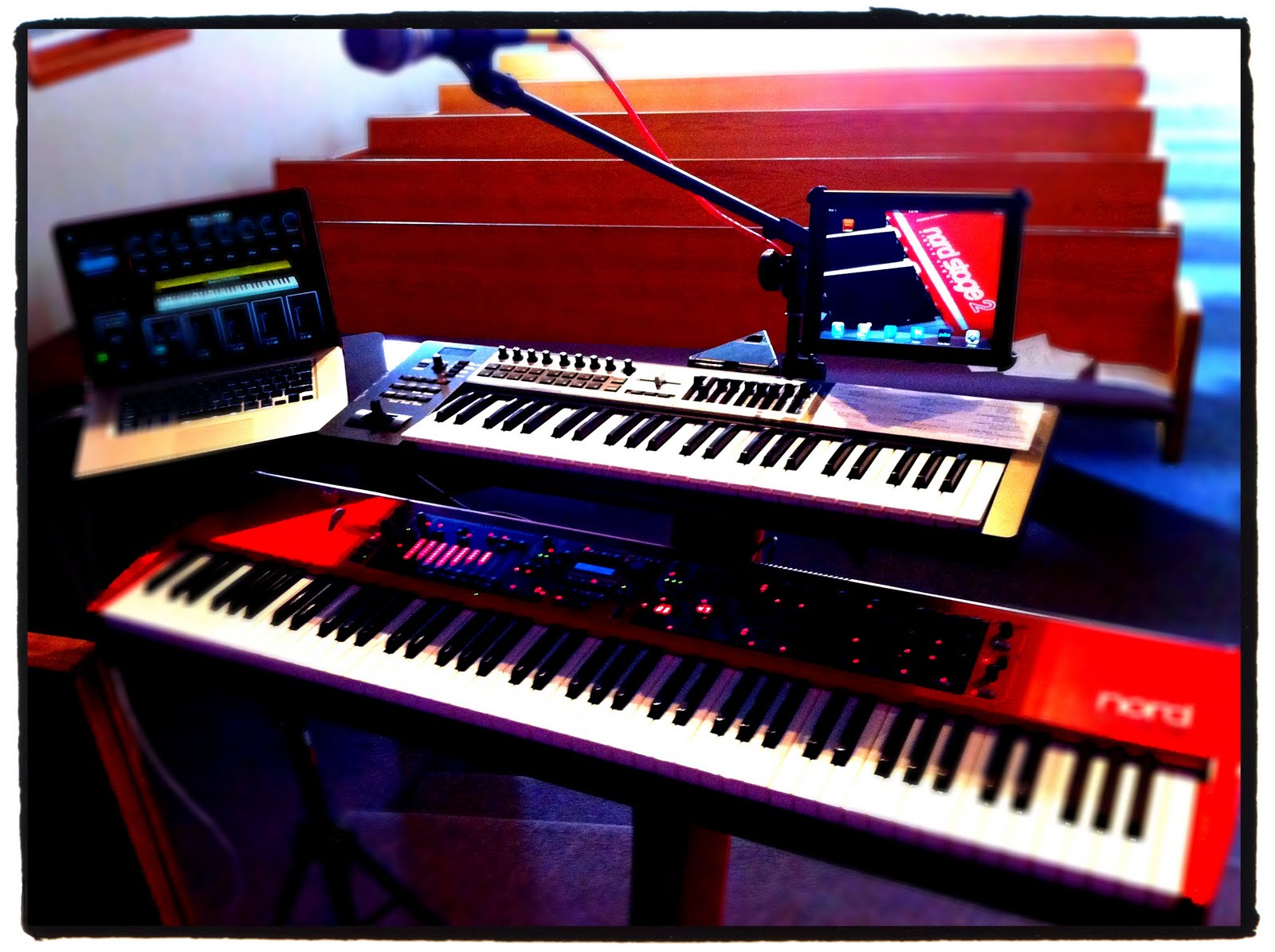 A MERGING OF 2 PASSIONS WORSHIP & TECHNOLOGY My Keyboard Rig