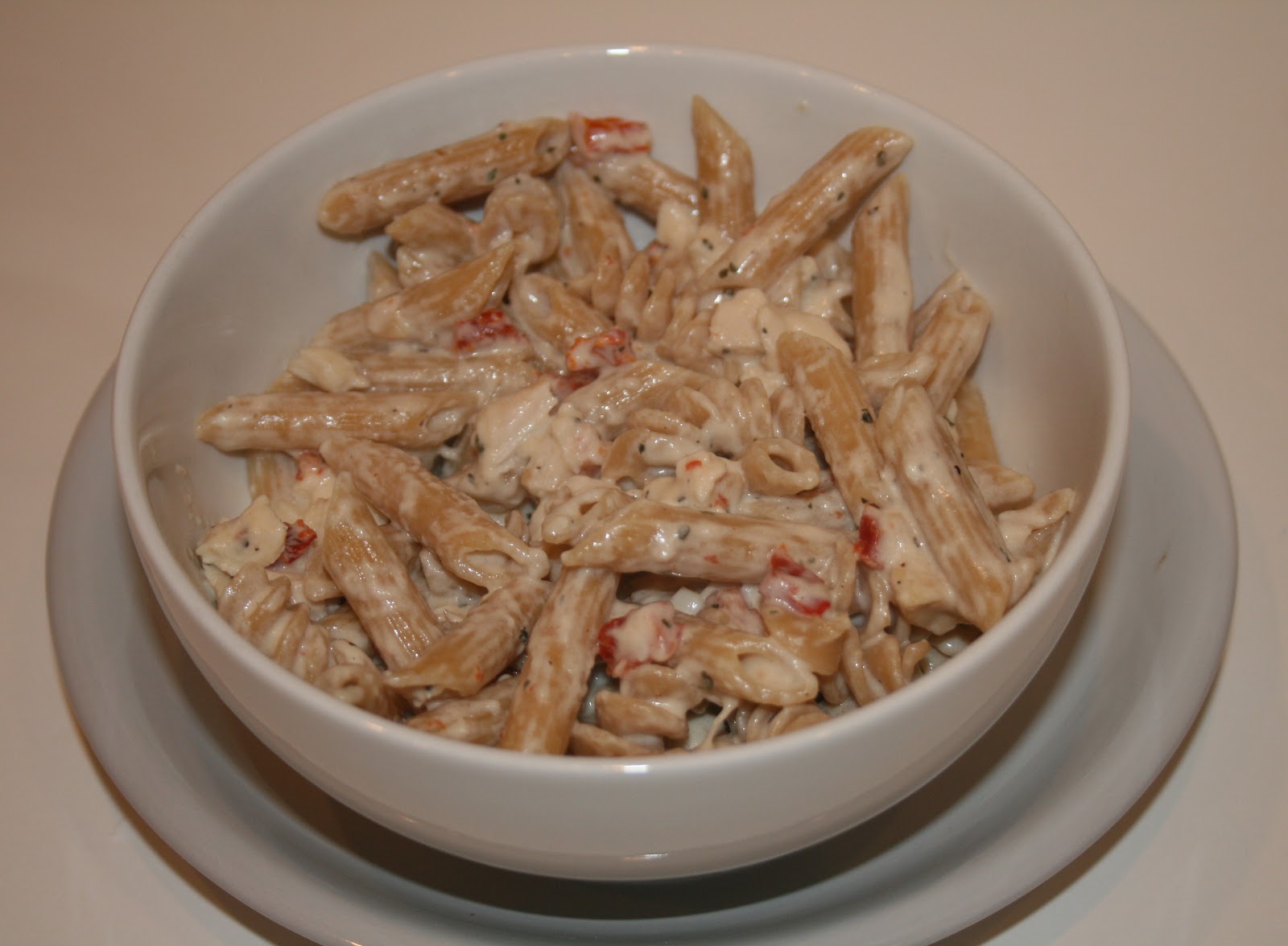 All Betz Off: Sun-dried Tomato Penne Pasta with Chicken