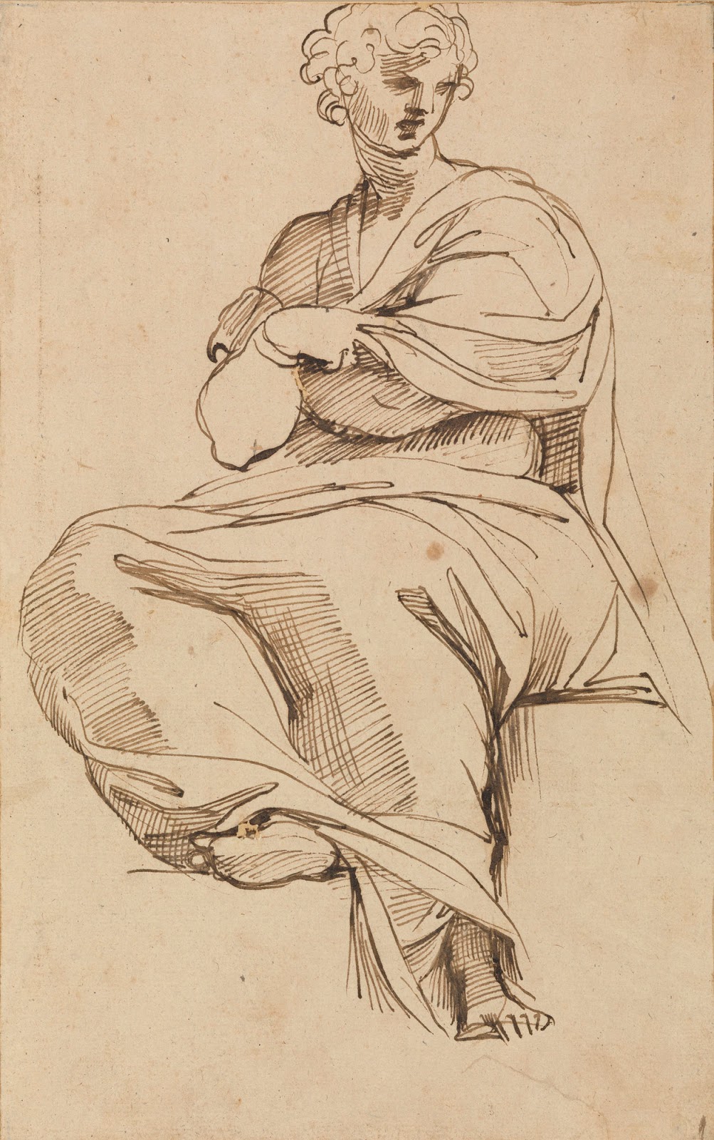 draped figure drawing