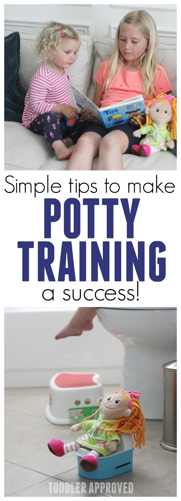 Toddler Approved! 4 Ways to Make Potty Training A Success