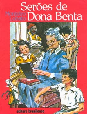 serões de dona benta - monteiro lobato - editora brasiliense - sítio do picapau amarelo - manoel victor filho - jacob levitinas - década de 1990 - década de 2000 - capa de livro - bookcover