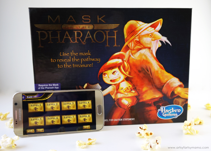 Play Mask of the Pharaoh for Family Game Night with Hasbro Gaming Crate #HasbroGamingCrate