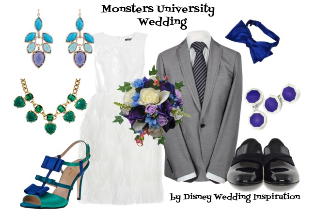 Monsters University Wedding Style Board