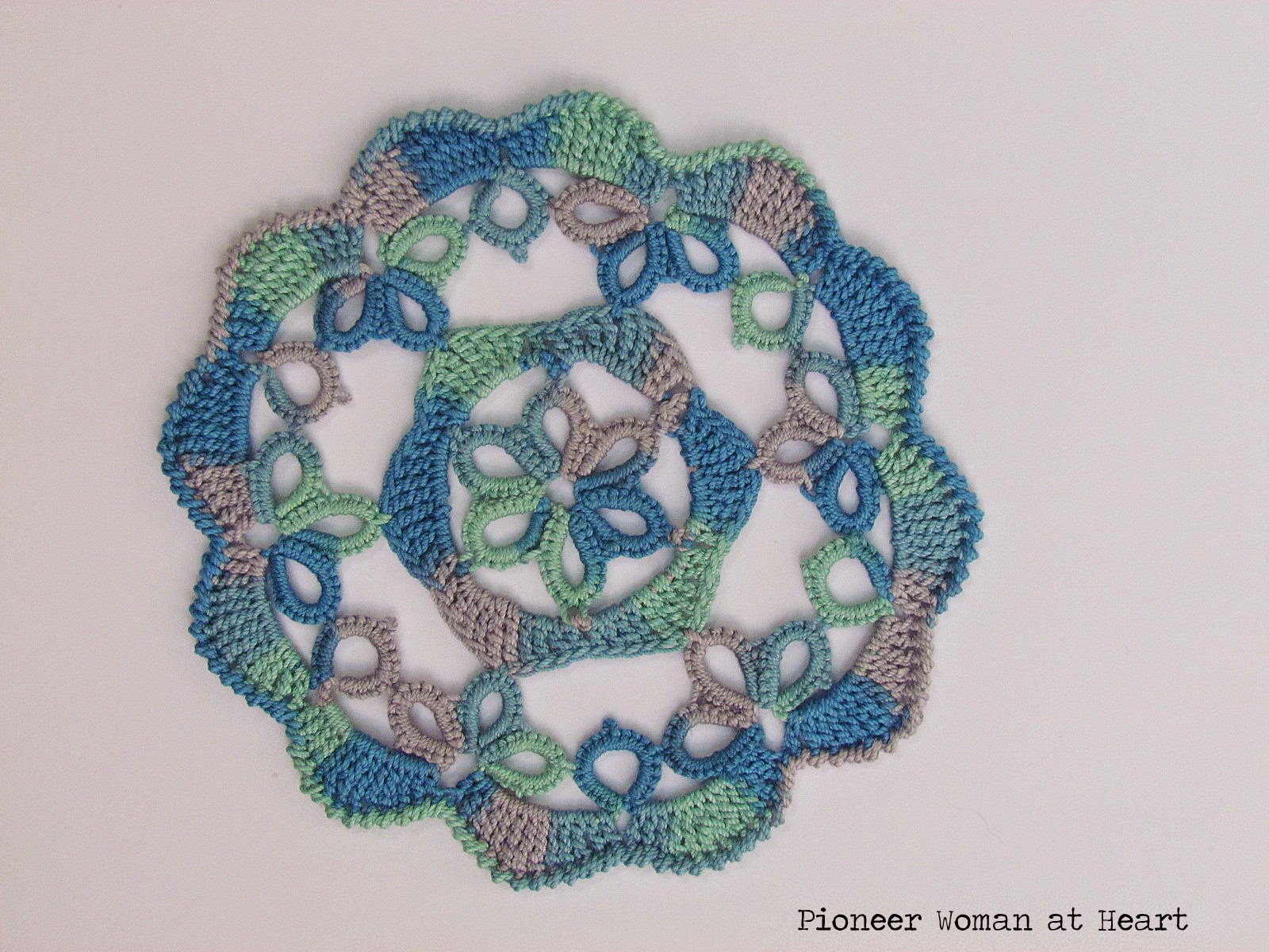 Pioneer Woman at Heart Cro Tatting Writing Numbers Crunching