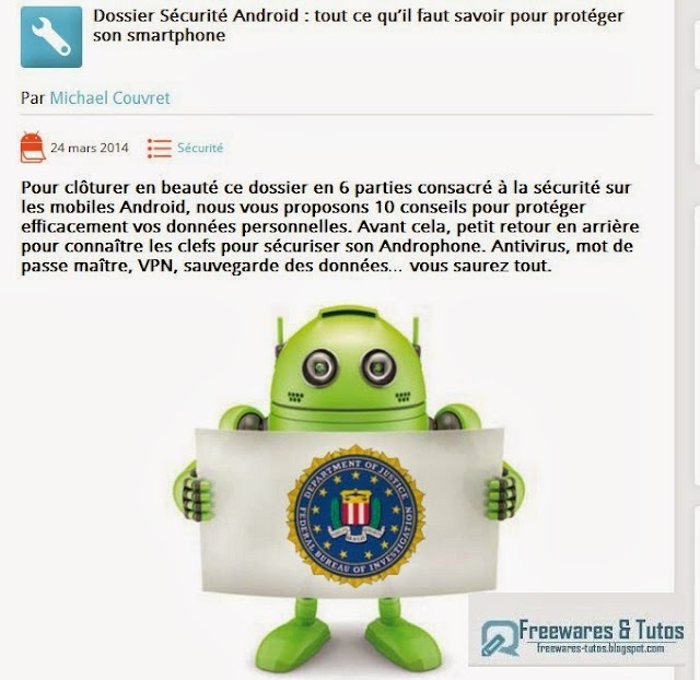 Dossier spécial sécurité pour Android : protéger efficacement son smartphone