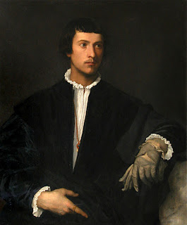El hombre del guante. Tiziano