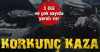 Gaziantepte feci kaza 1 ölü 4 yaralı