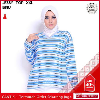MNF048A151 Atasan Top Wanita Jessy Panjang Tangan Jumbo 2019 BMGShop