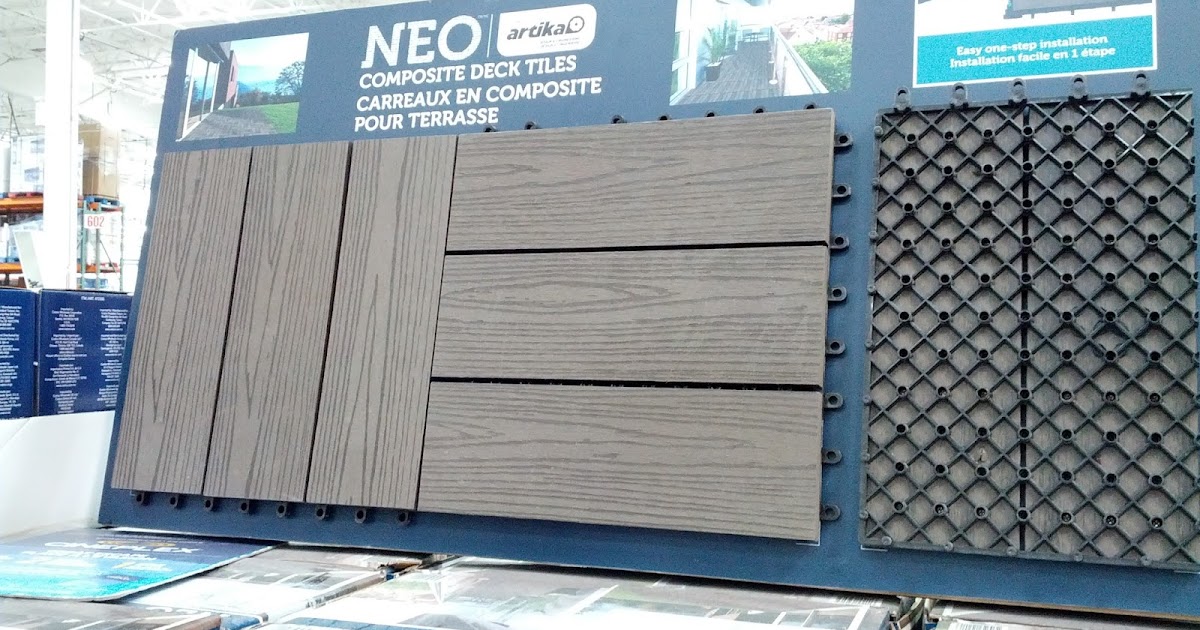 Neo Composite Deck Tiles Costco Weekender Neo Composite Deck Tiles Costco Weekender, Interlocking Patio Tiles Costco