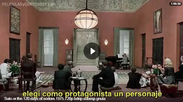 CLIC PARA VER VIDEO Salo, o los 120 dias de Sodoma - PELICULA - Italia - 1975 CLIC PARA VER VIDEO Salo, o los 120 dias de Sodoma - PELICULA - Italia - 1975