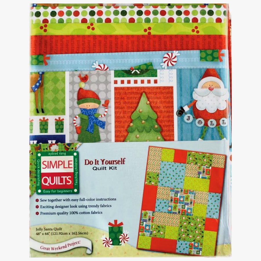 Christmas Pups Baby Quilt Kit - Holiday Quilting at Weekend Kits