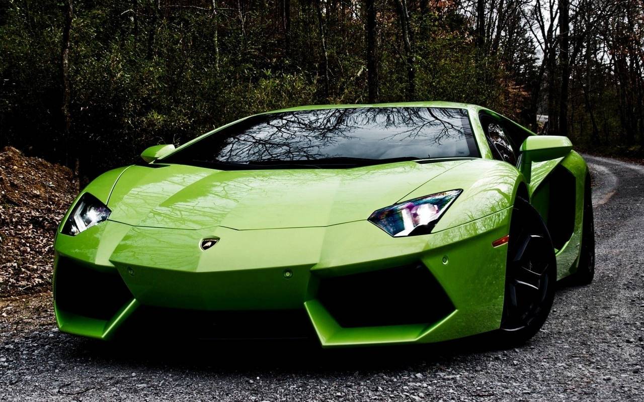 Green Lamborghini Car Wallpaper