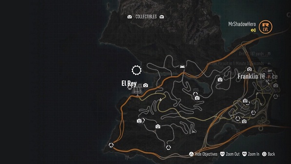 Collectibles, Need for Speed, EL-Rey District Map