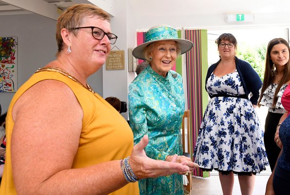 Britain's Princess Alexandra visited FitzRoyUK in Suffolk to officially open Stepping Stones service. Queen Elizabeth's first cousin