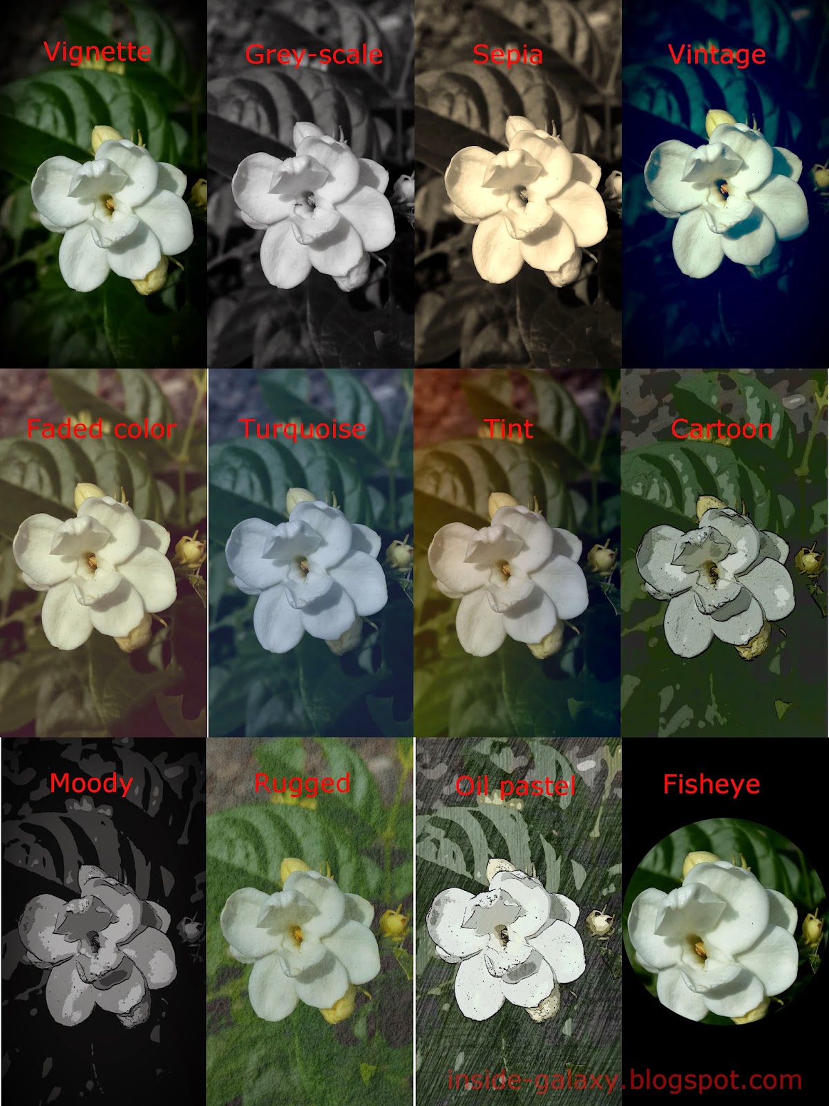 Inside Galaxy Samsung Galaxy S4 How to Use Photo Effects in Camera