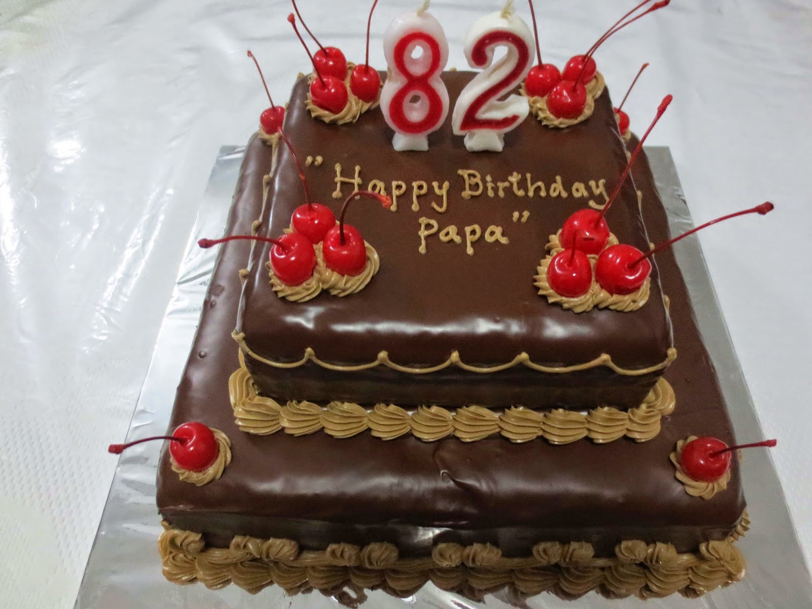 Orchid Cake Birthday Cake/ Kue Ulang Tahun (Dewasa)