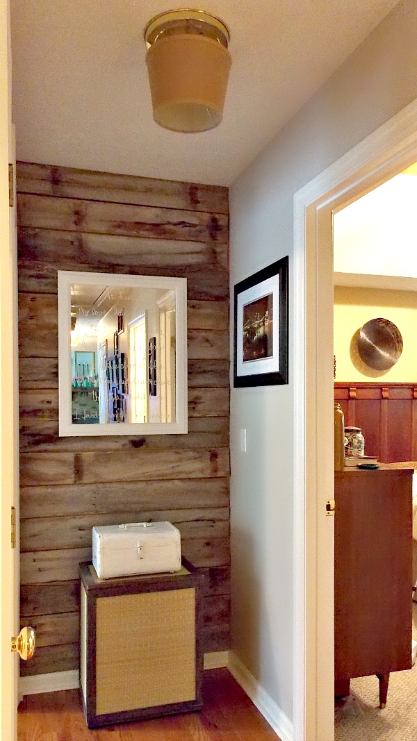 Trashtastic Tuesday- DIY Rustic Wood Wall | Sweet Parrish Place