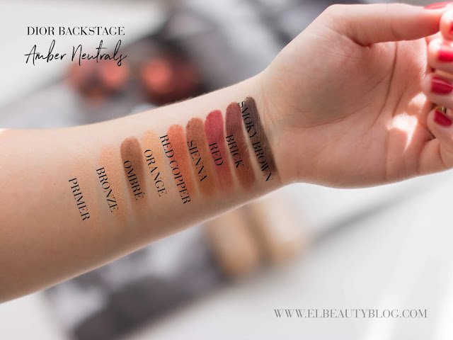 Dior backstage amber neutrals paletka
