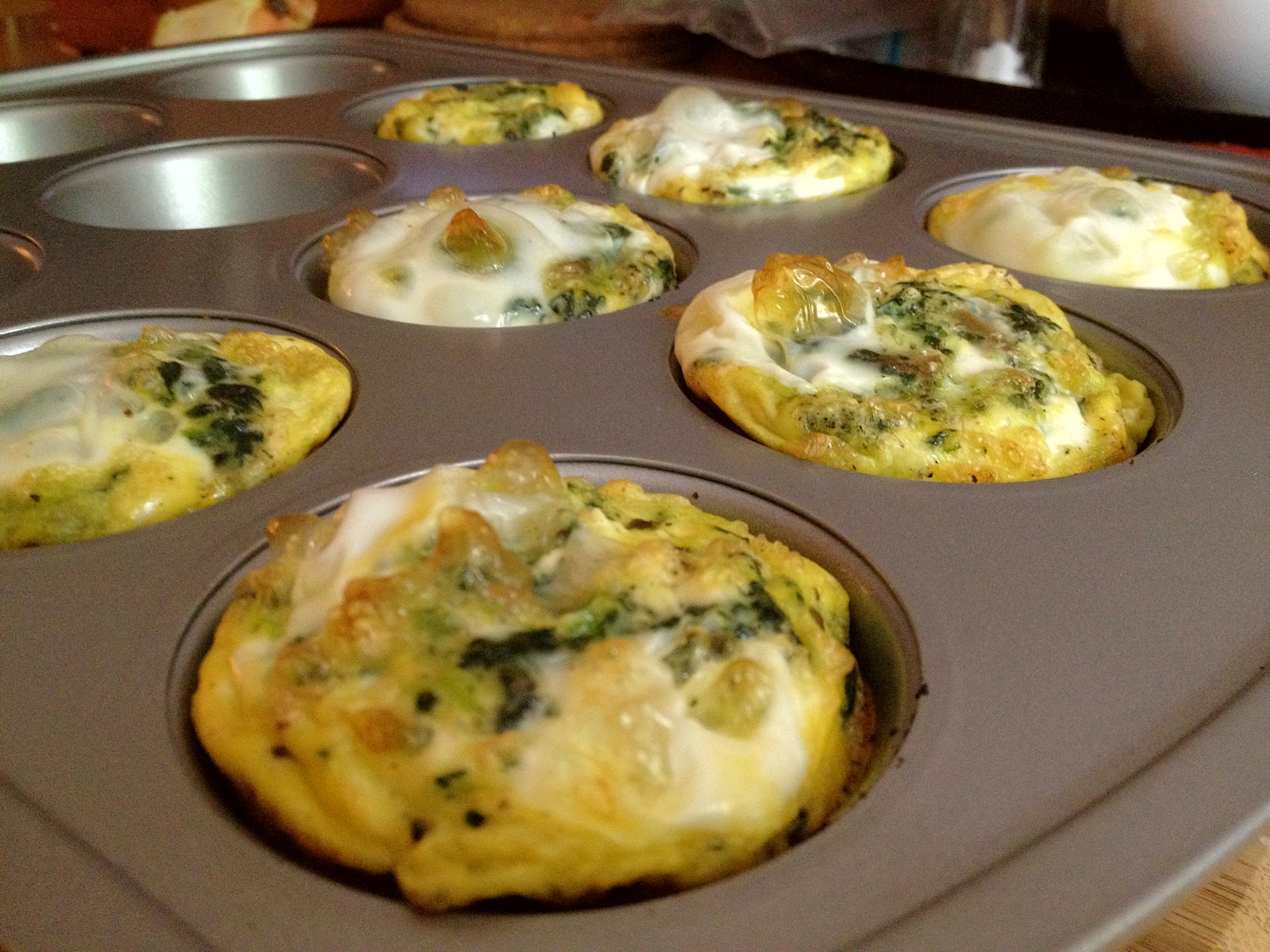 aTypical Day: Mushroom-Spinach Breakfast Frittata with Feta