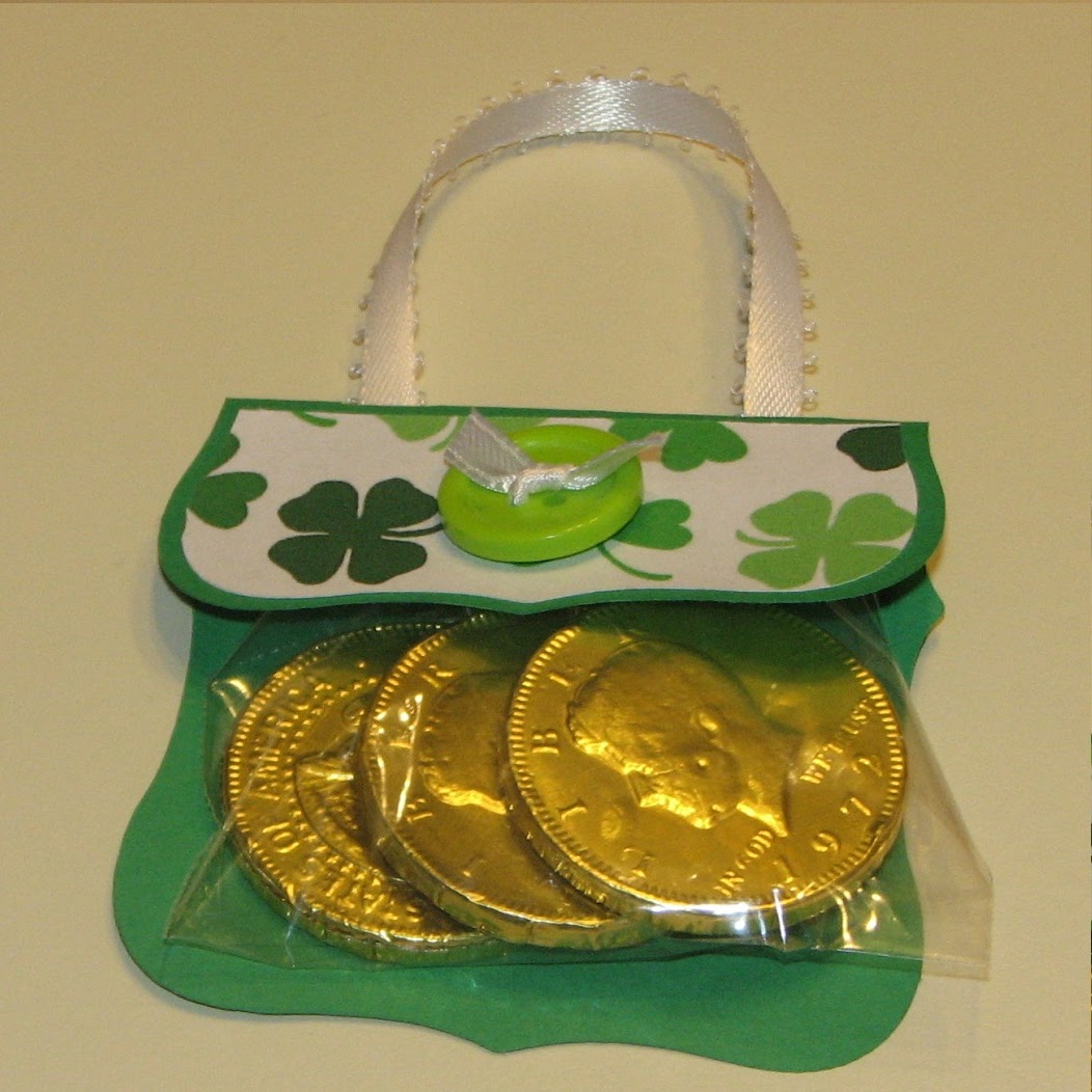 Around the Block with scrapalette A St. Patrick's Day Candy Purse