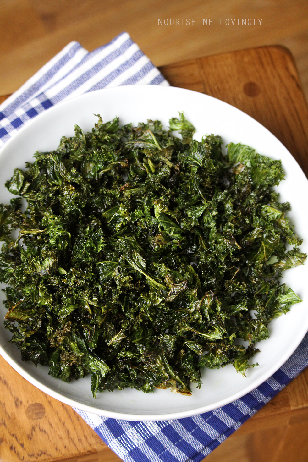 Nourish me lovingly Spicy crispy kale (AIP)