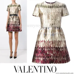 Madeleine Style VALENTINO Jacquard mini Dress