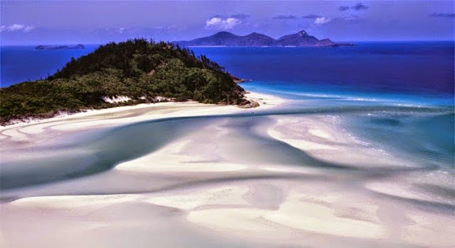 1. Whitehaven Beach, Whitsunday Island, Australia. - Summer Is For Relaxing.... These 10 Beaches Will Cut Off Your Breath!