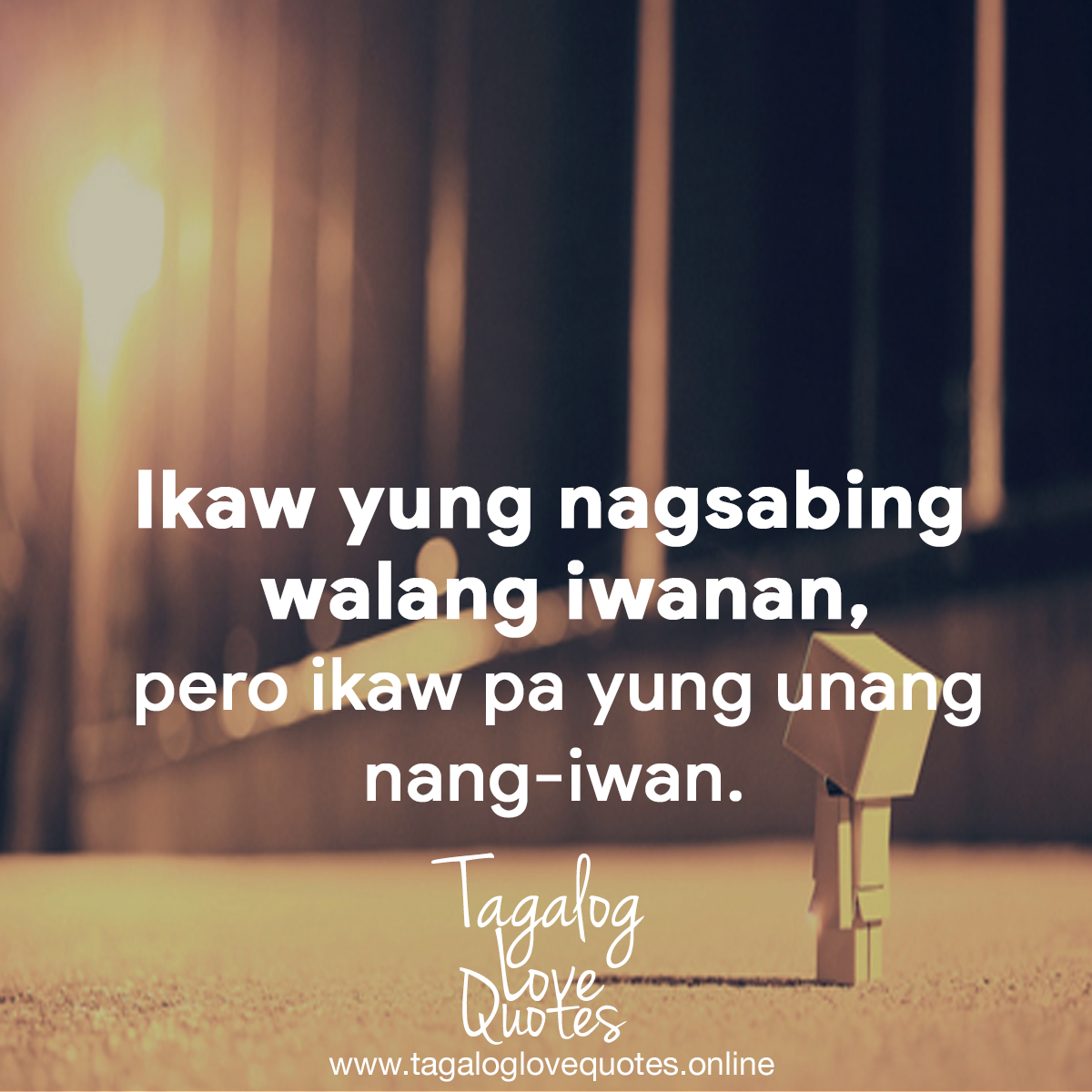 Ikaw yung nagsabing walang iwanan