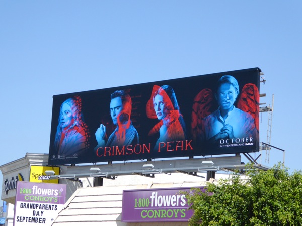 Crimson Peak movie billboard